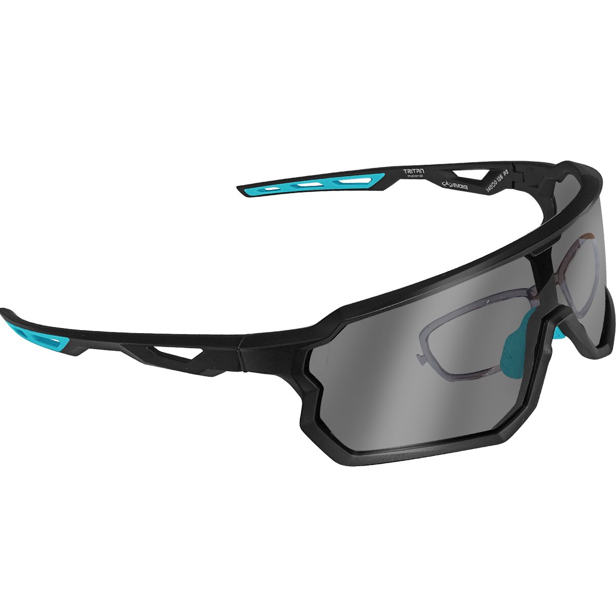 Óculos Evoke EVK 39 A11P Matte Black Blue/Lente Gray Total Polarizada Preto 5