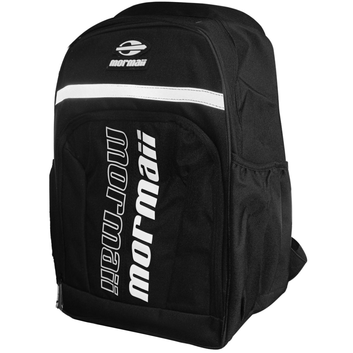 Mochila Mormaii Executive Letreiro Black White 25L