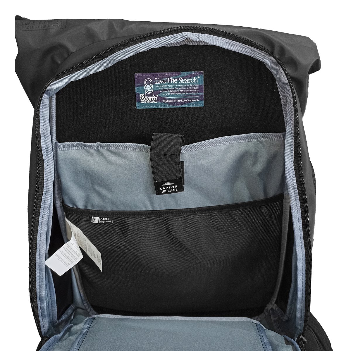 Mochila Rip Curl F-Light Surf Icons Black 40L Importada Preto 5