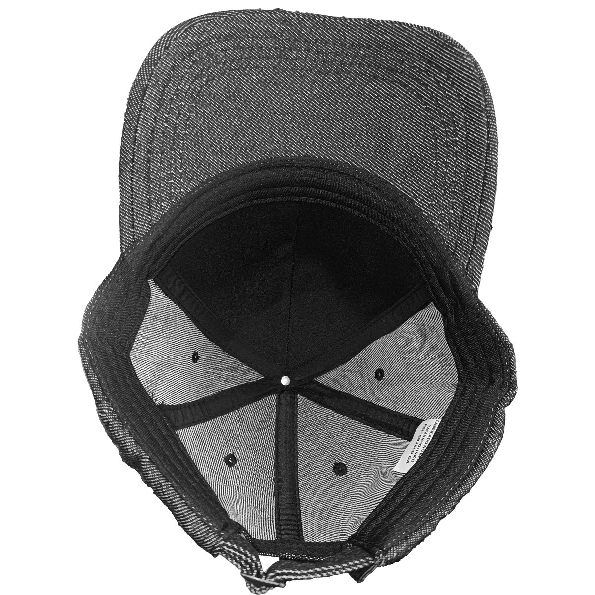 Boné Mormaii Baseball Preto Preto 5