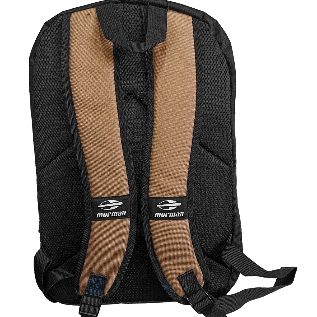 Mochila Mormaii Surf Line Logo Preta e Marrom 25L Preto/Marrom 4