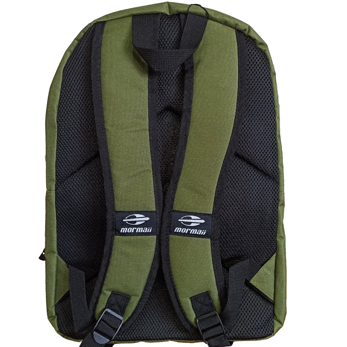Mochila Mormaii Surf Line Letreiro Preta e Verde 25L Verne/Preto 4