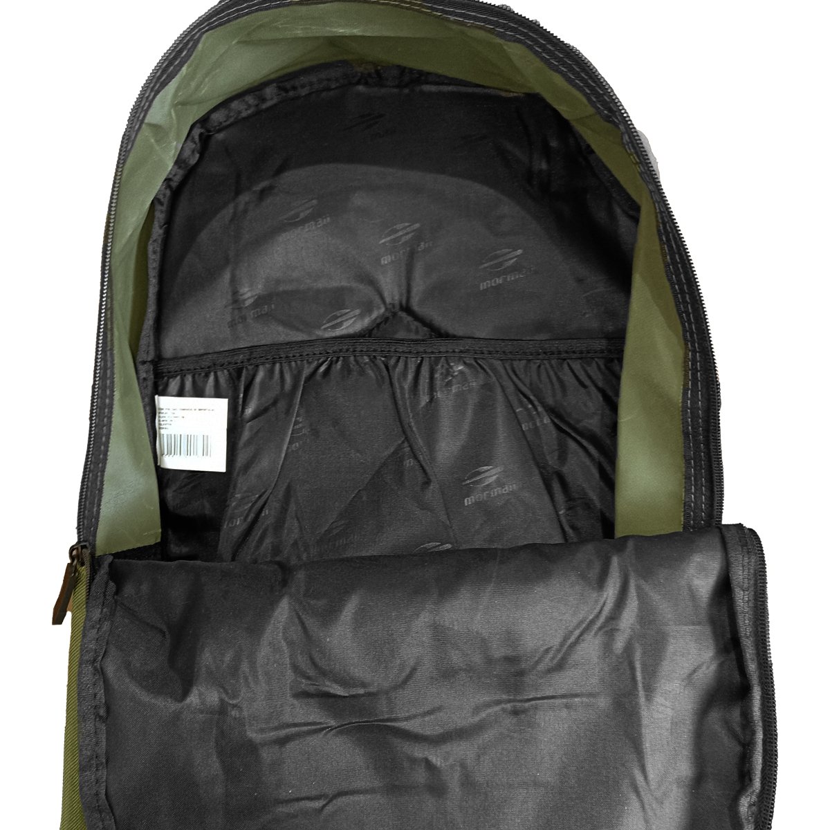 Mochila Mormaii Surf Line Letreiro Preta e Verde 25L Verne/Preto 5
