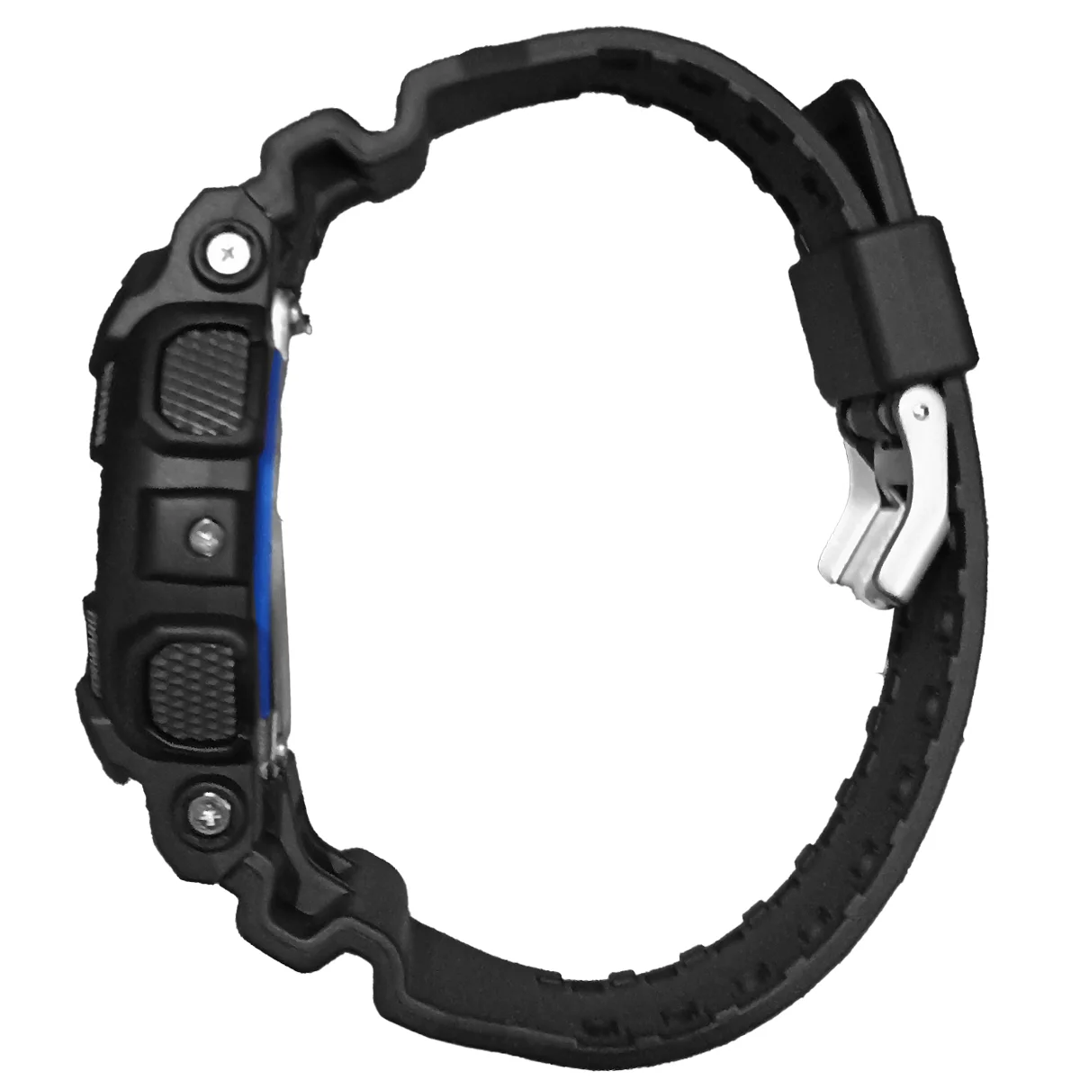 Relógio Casio G-Shock Digital e Analógico GA-100-1A2DR Preto e Azul Preto 4