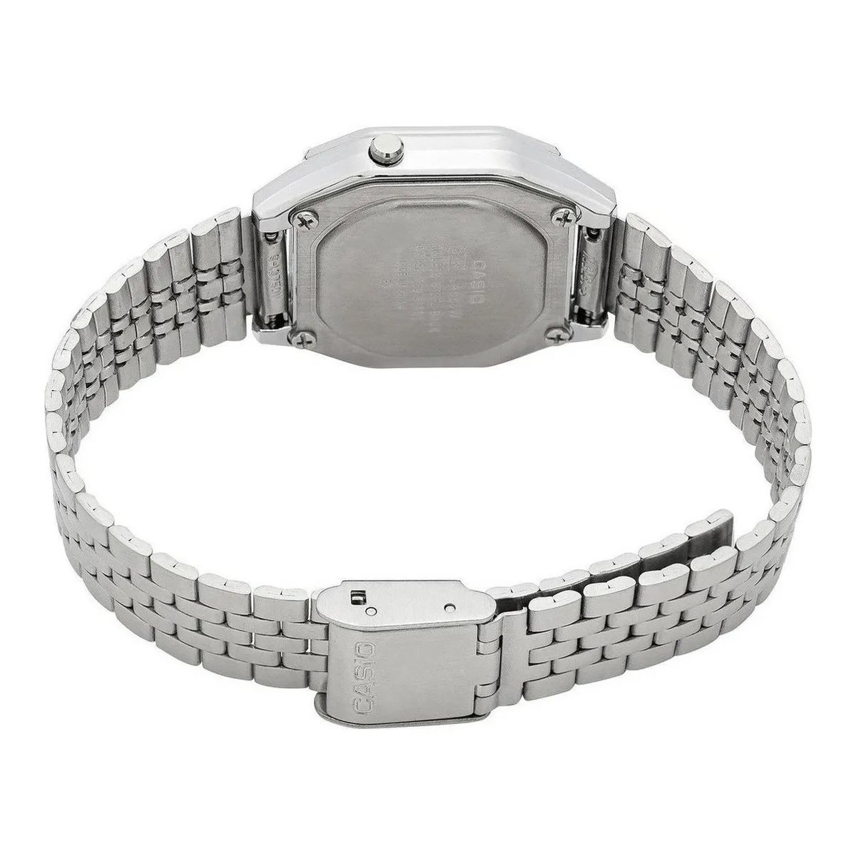Relógio Casio Vintage LA680WA-1BDF-SC Prateado Prata 5