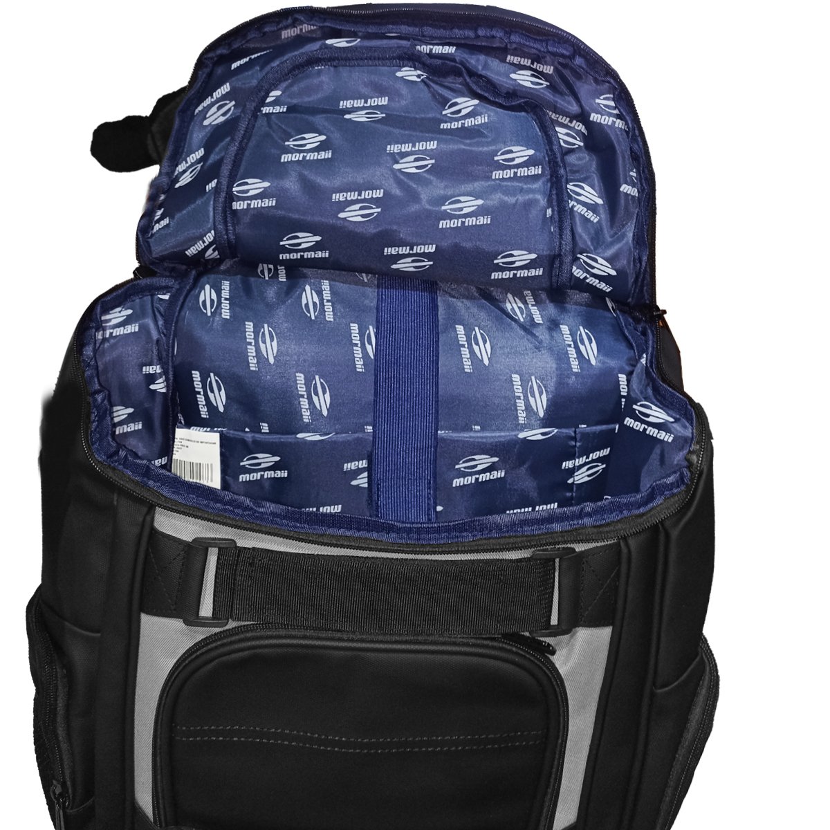 Mochila Mormaii Urban Laptop Reforçada Preta e Cinza 30L Preto 5