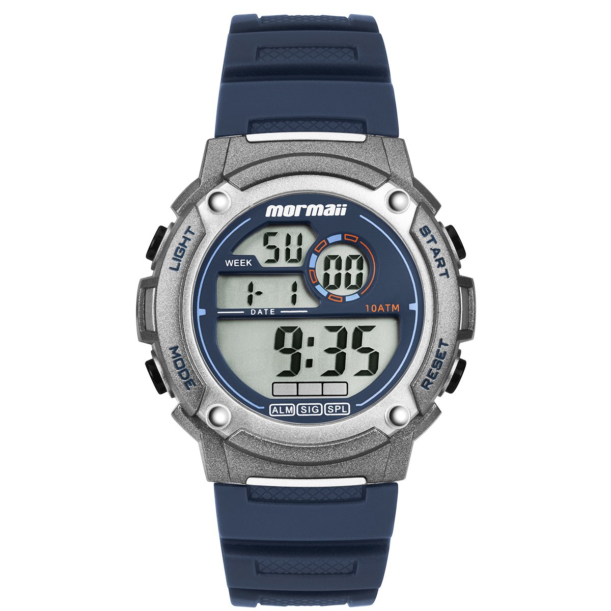 Relógio Mormaii Digital MO0060GA/8A Azul e Cinza