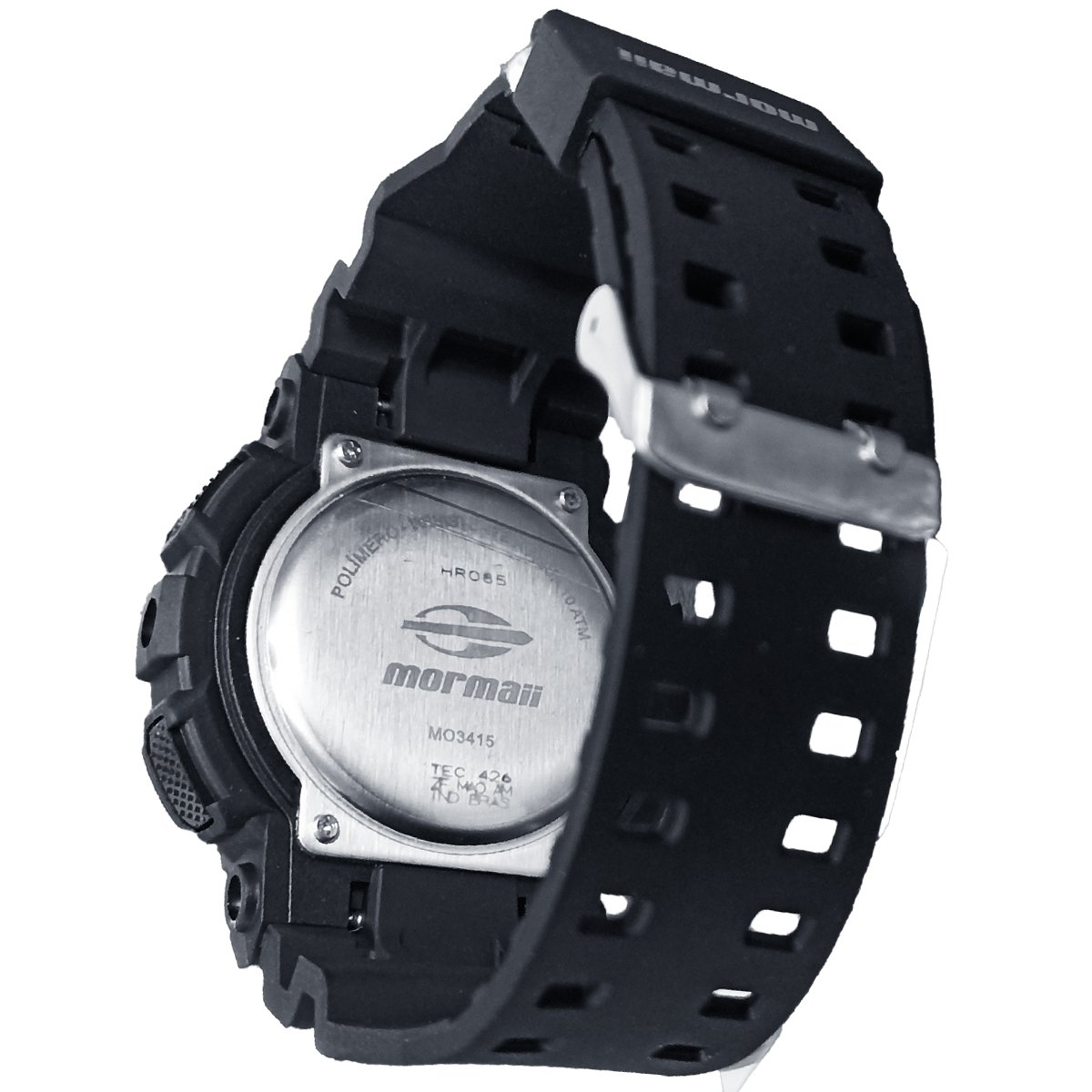 Relógio Mormaii Digital Wave MO3415/8A Preto Preto 4