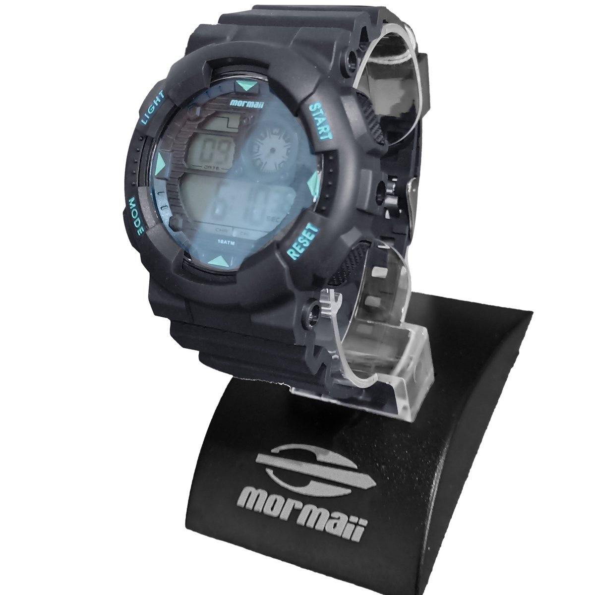 Relógio Mormaii Digital Wave MO3415/8A Preto Preto 5