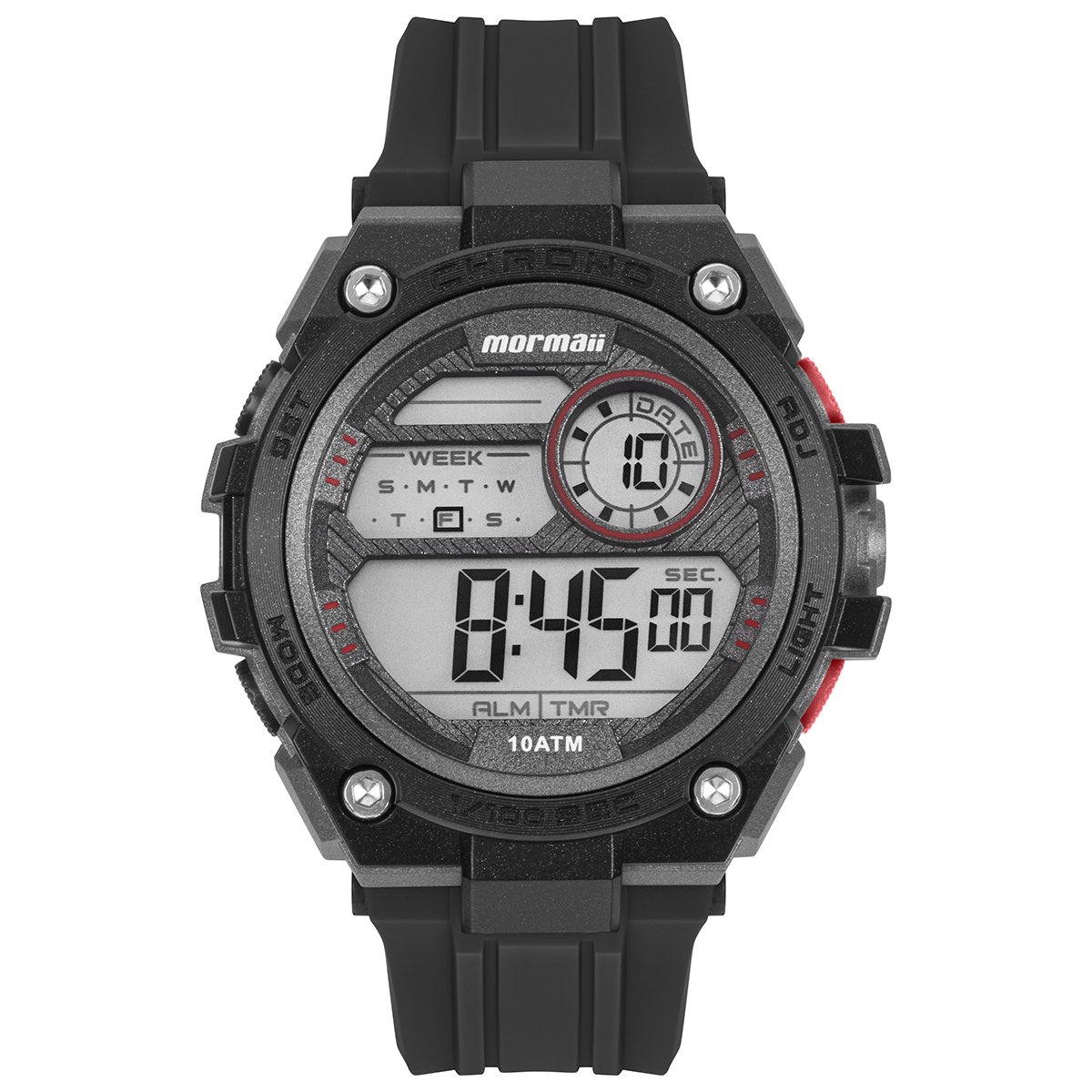 Relógio Mormaii Digital Wave MO1162/8P Preto