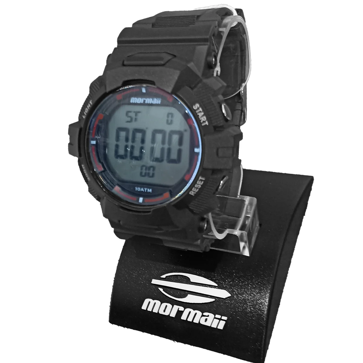 Relógio Mormaii Digital Wave MO0330C/8R Preto Preto 4