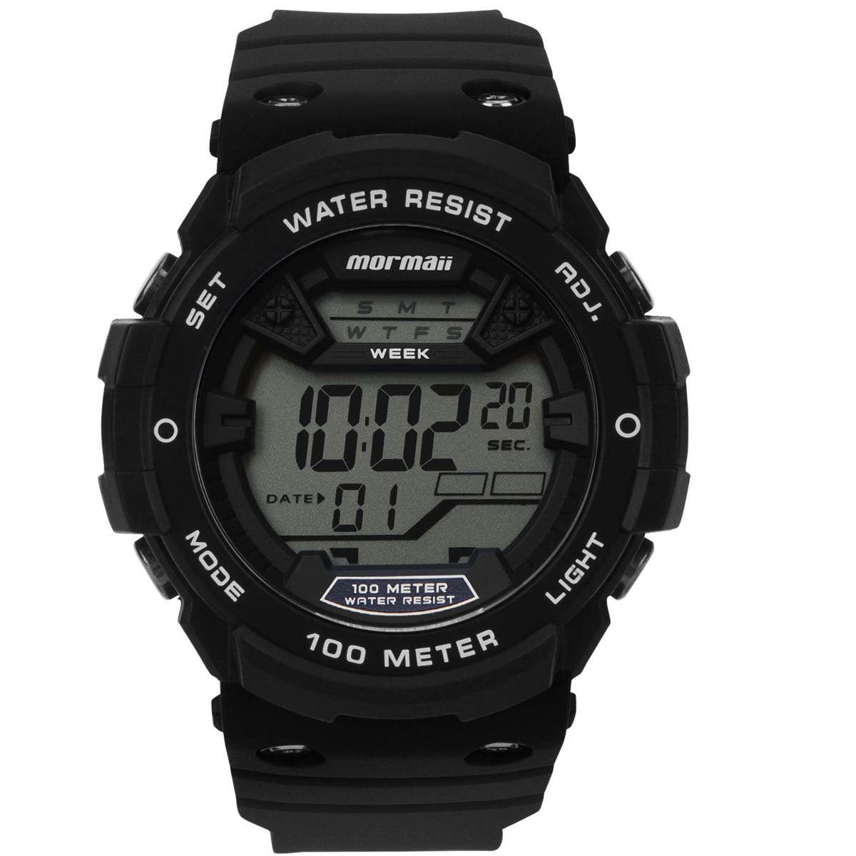 Relógio Mormaii Digital MO03500/8A Preto