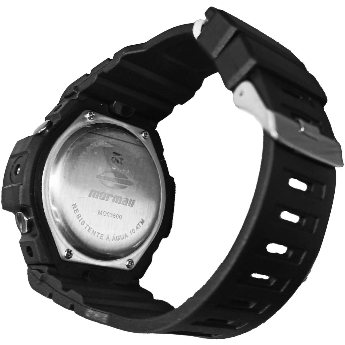 Relógio Mormaii Digital MO03500/8A Preto Preto 3