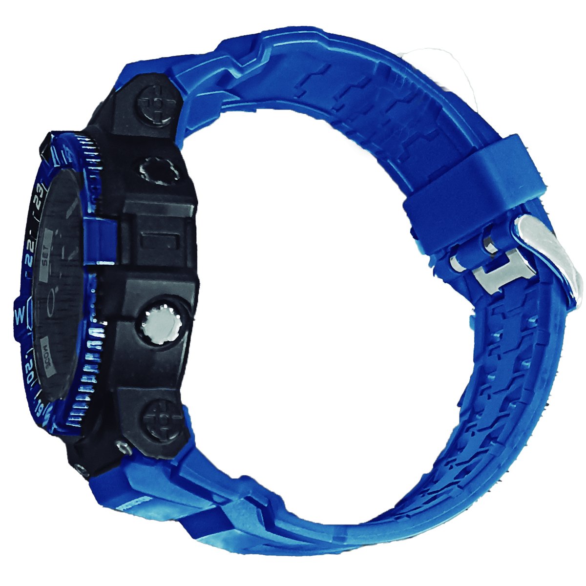 Relógio Mormaii Digital Action MO1131/8A Preto e Azul Azul 2