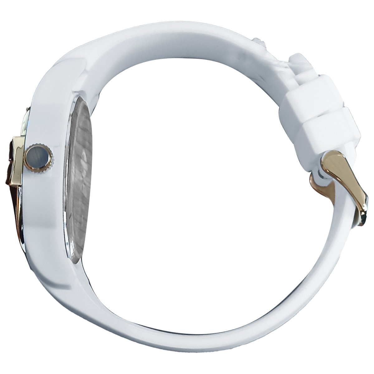 Relógio Mormaii Analogico MOPC21JAG/8B Branco e Dourado Branco 3