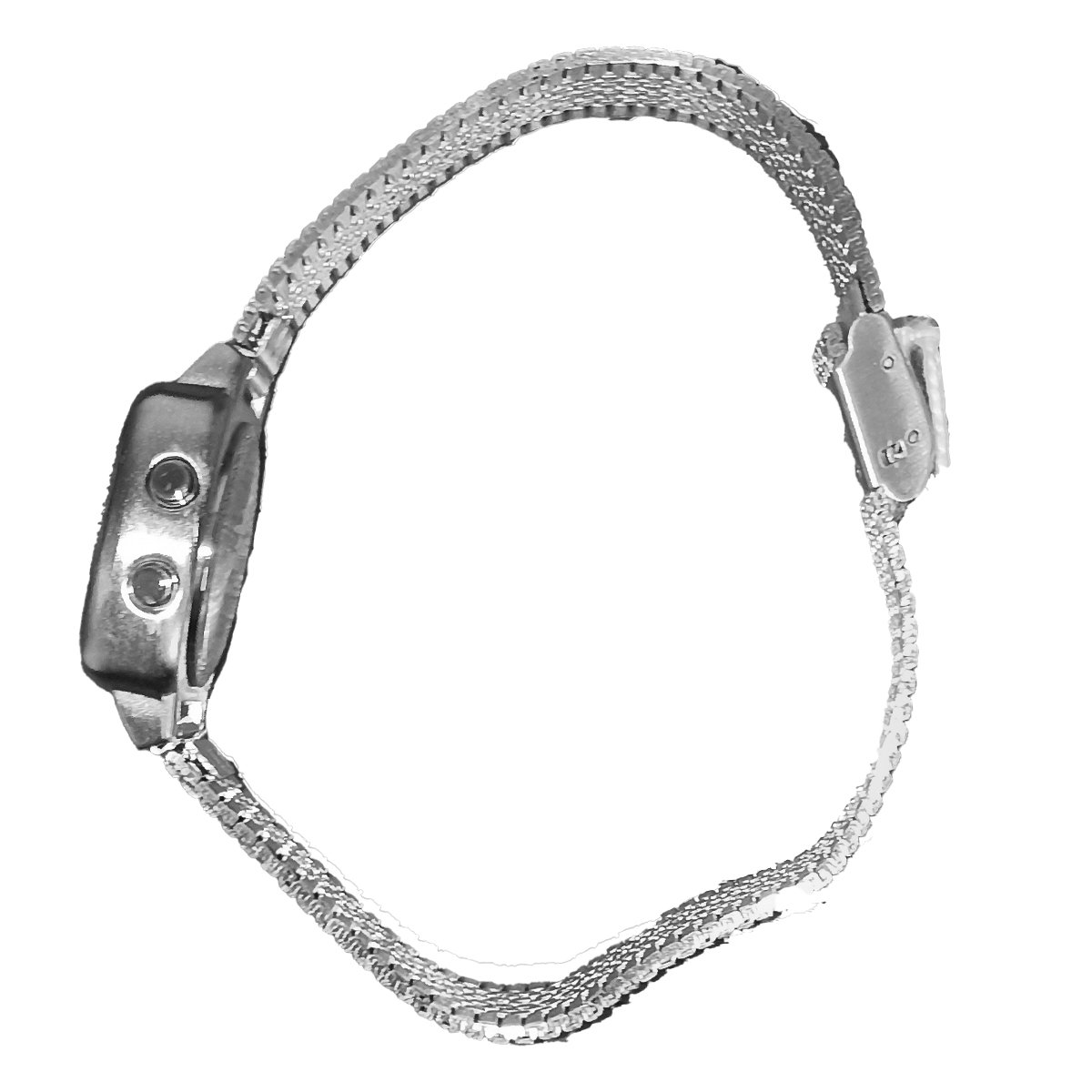 Relógio Mormaii Digital Vintage MO05301/4P Prata Prata 2