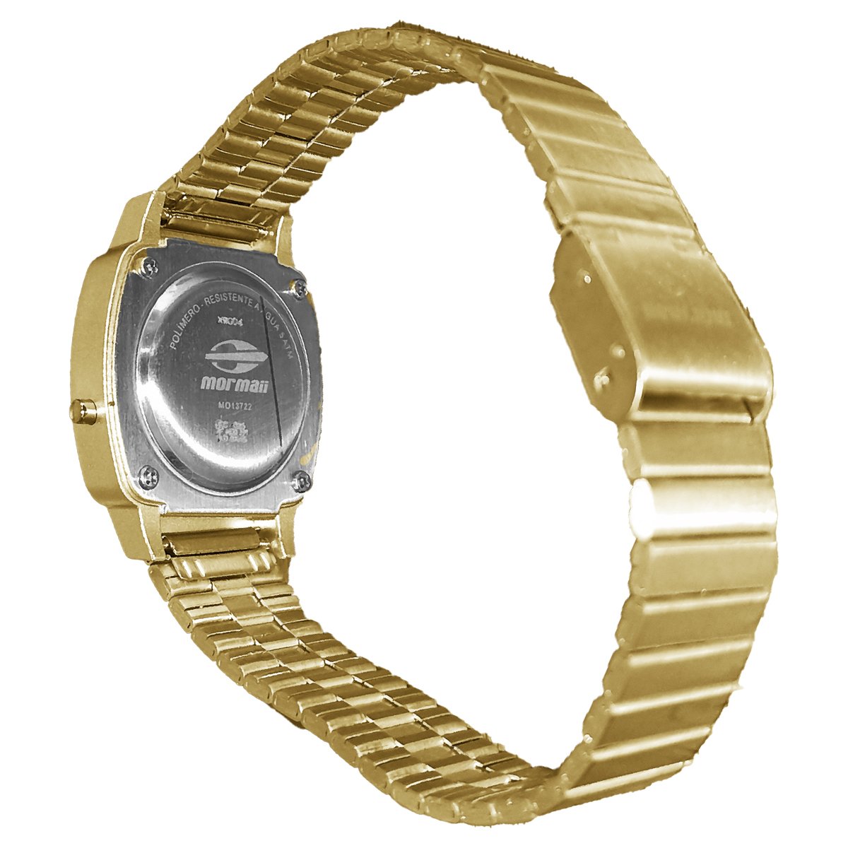 Relógio Mormaii Digital Vintage MO13722/7D Dourado Dourado 3