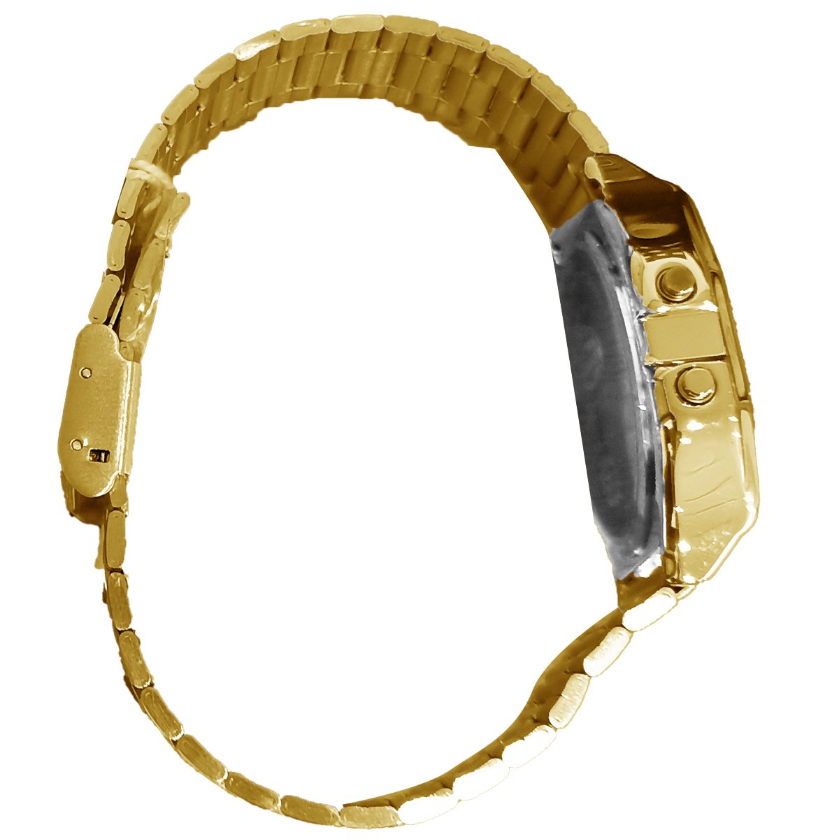 Relógio Mormaii Digital Vintage MOBJ3808AB/4P Dourado Dourado 3