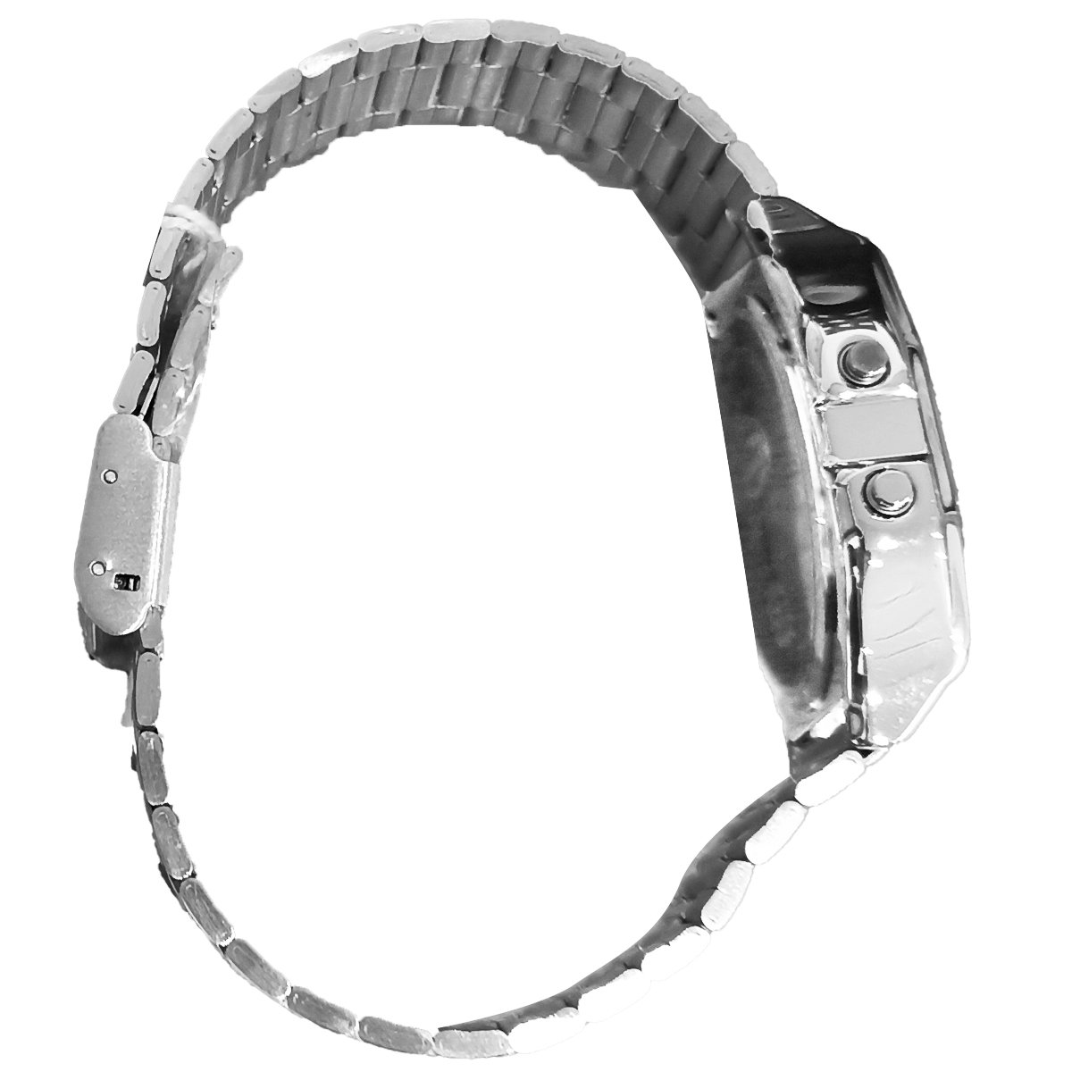 Relógio Mormaii Digital Vintage MOBJ3808AA/3C Prata Prata 2