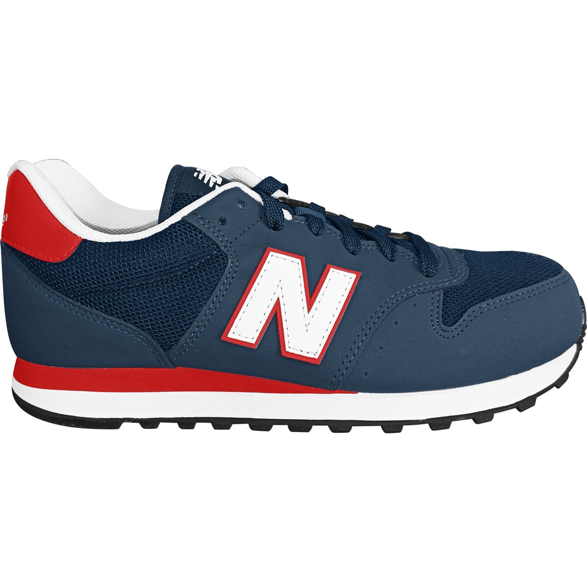 Tênis New Balance 500 v2 Marinho e Vermelho Azul 3