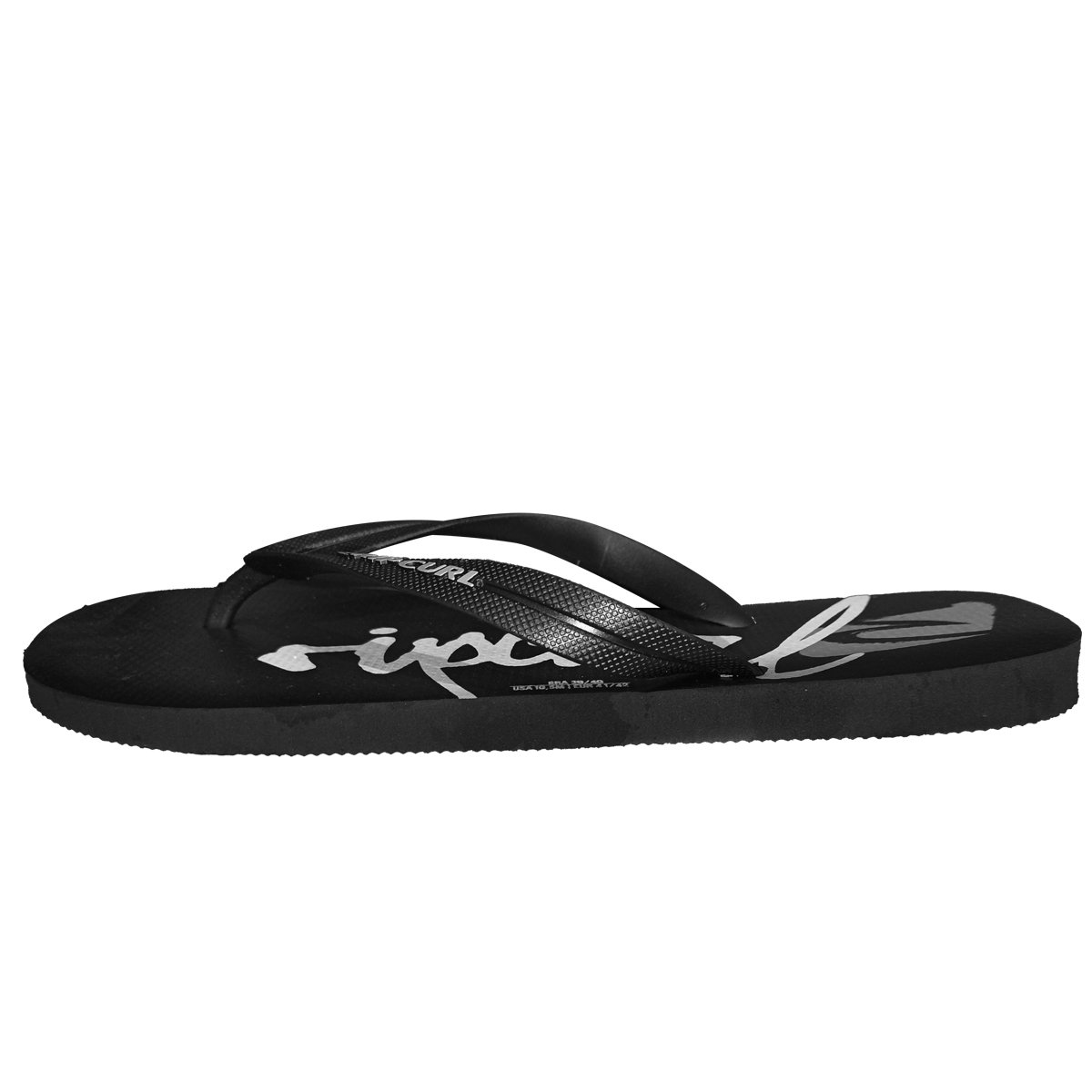 Chinelo Rip Curl Script Sports Phatom Black Preto 3