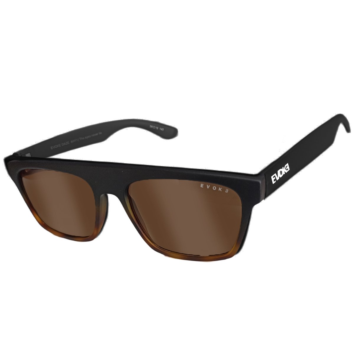 Óculos Evoke Daze A21 Black Turtle /Lente Matte Black Brown