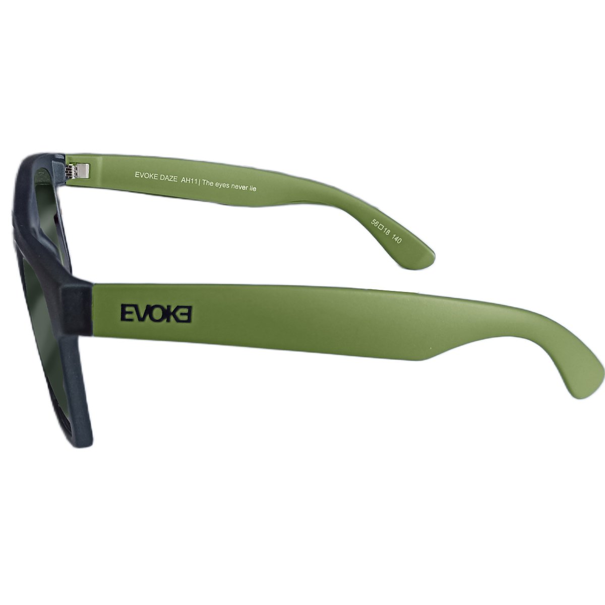 Óculos Evoke Daze AE11 Black Matte /Lente Olive Green Verde 3