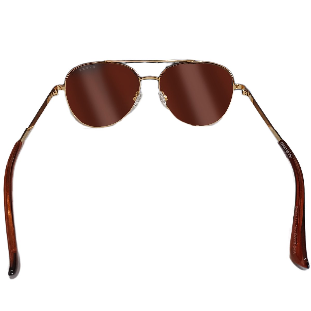 Óculos Evoke For You DS78 04A Shine Gold/ Lente Brown Gradient Dourado 4