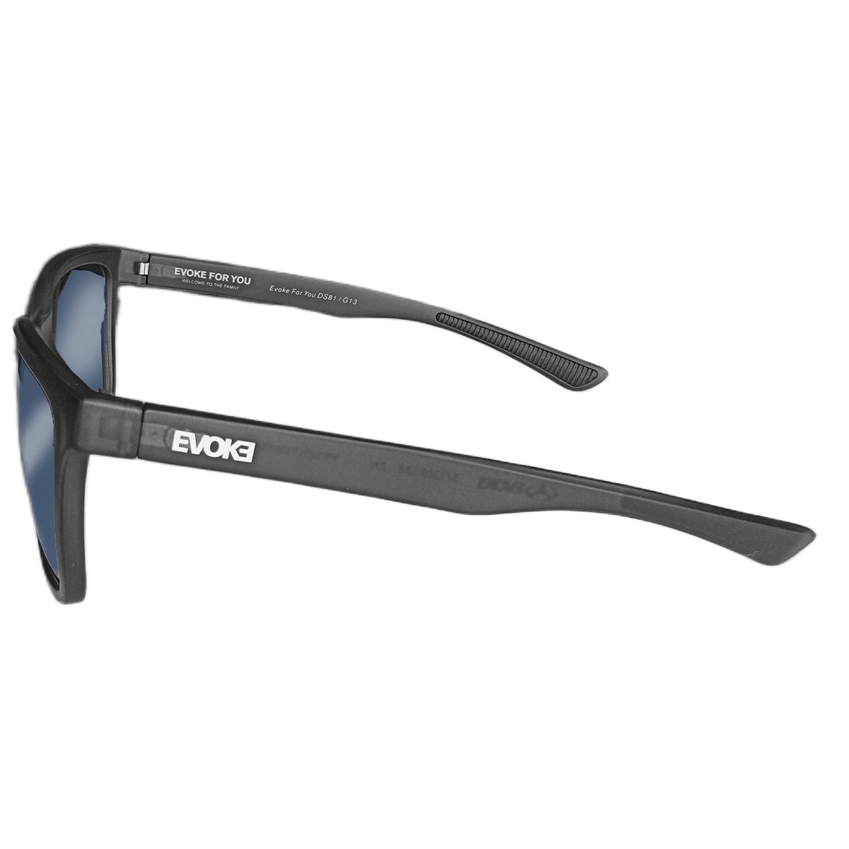 Óculos Evoke For You DS81 G13 Crystal Brown/ Lente Saphire Gradient Preto 3