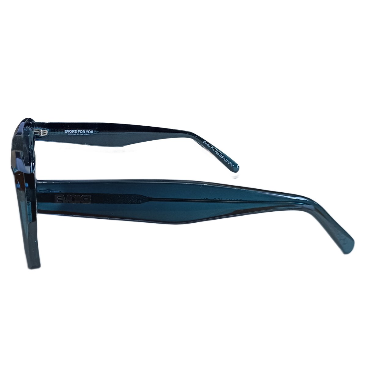 Óculos Evoke For You DS102 D02 Blue Crystal/ Lente Gray Azul 3