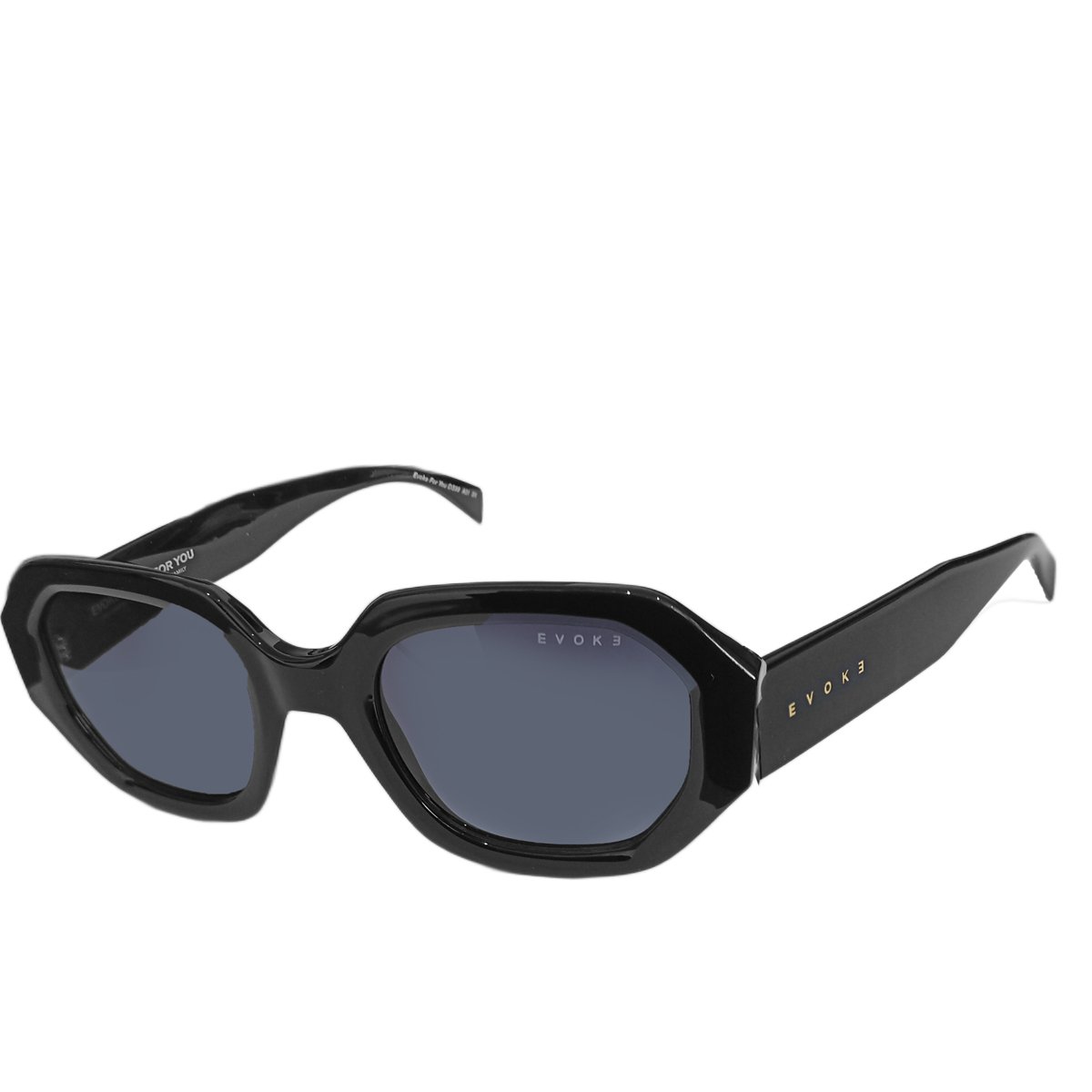 Óculos Evoke For You DS99 A01 Black Shine/Lente Gray Gradient