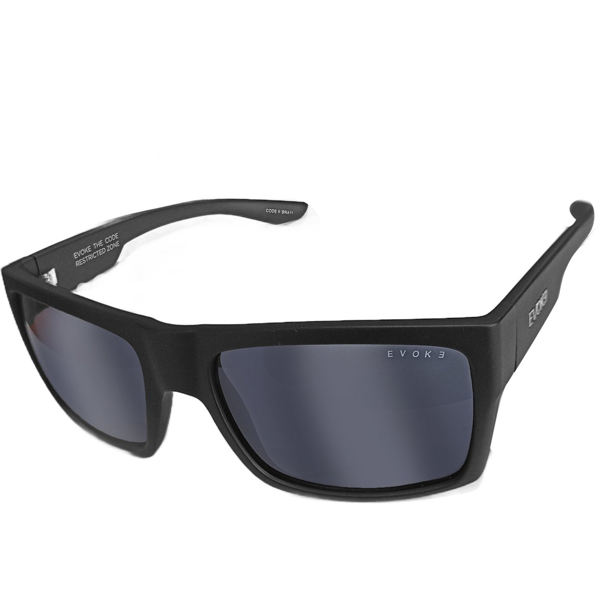 Óculos Evoke Code II BRA11 Black Matte/ Lente Gray Preto 1