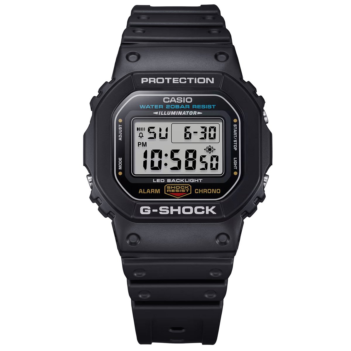 Relógio Casio G-Shock Digital DW-5600UE-1DR Preto Preto 2