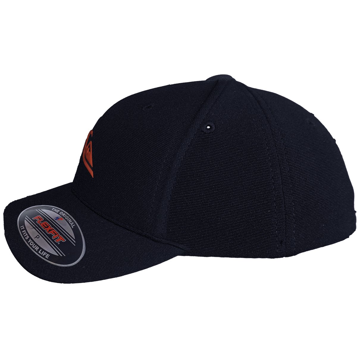 Boné Quiksilver Orange Logo Black Preto 3