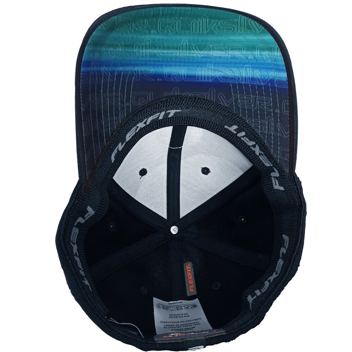 Boné Quiksilver Emb Type Down Word Navy Azul 4