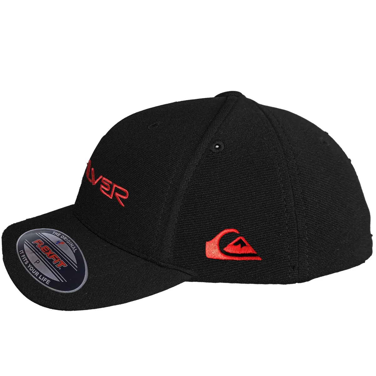 Boné Quiksilver Emb Type Down Word Black Preto 3