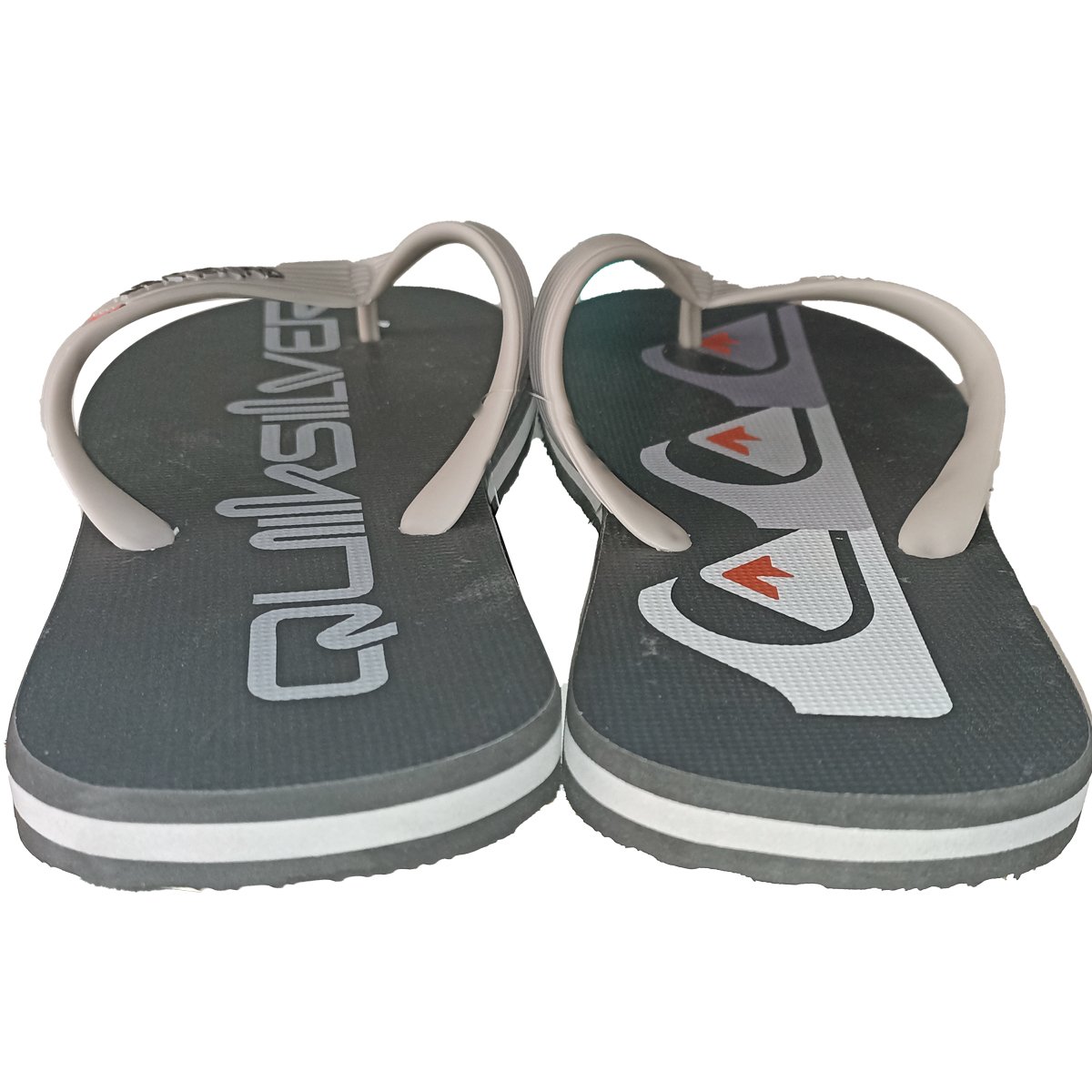 Chinelo Quiksilver Molokai Three Logo Preto Preto 4