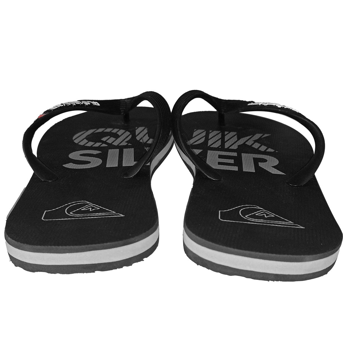 Chinelo Quiksilver Molokai Silver Transfer Preto Preto 4