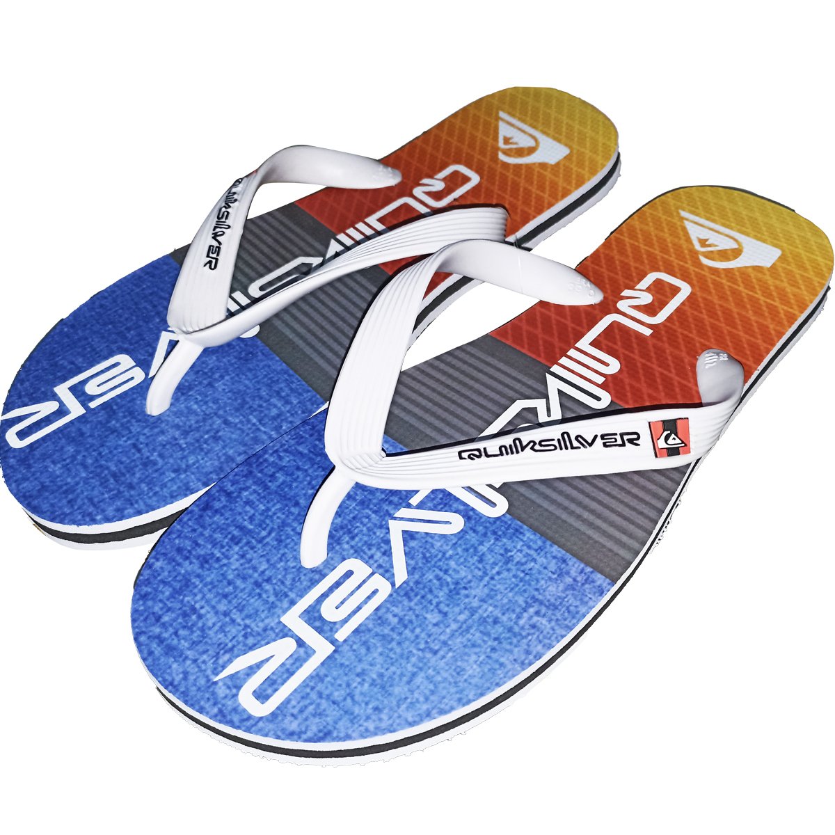 Chinelo Quiksilver Molokai Panel Stripe Laranja Laranja 2