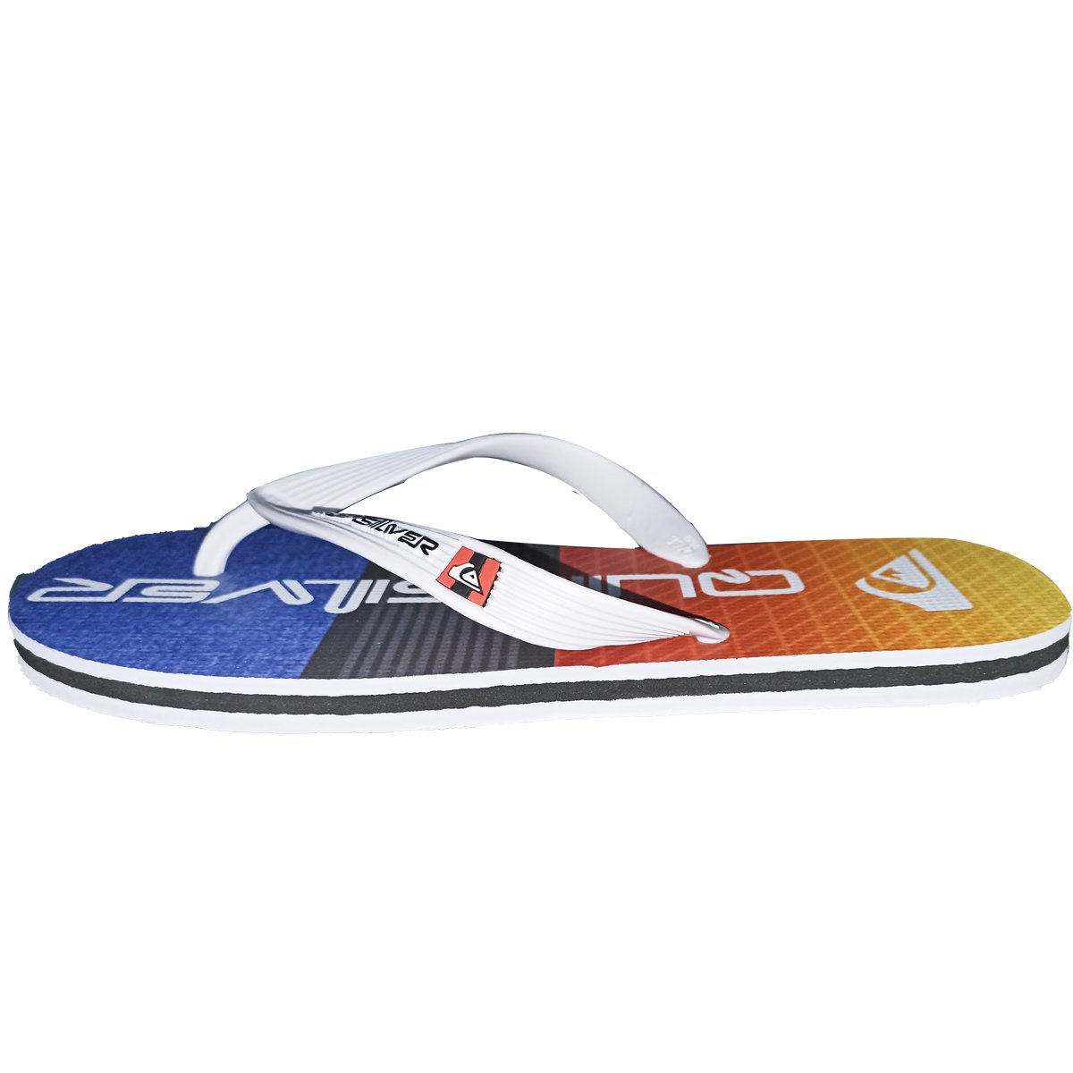 Chinelo Quiksilver Molokai Panel Stripe Laranja Laranja 3