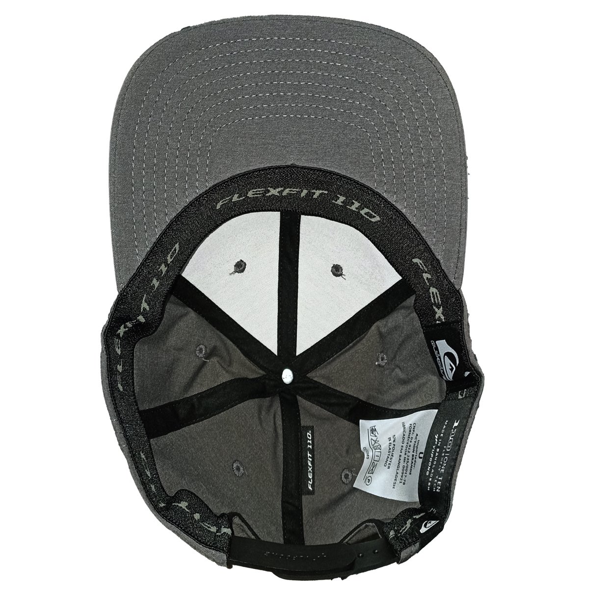 Boné Quiksilver Amped Up Twill Gray Cinza 5