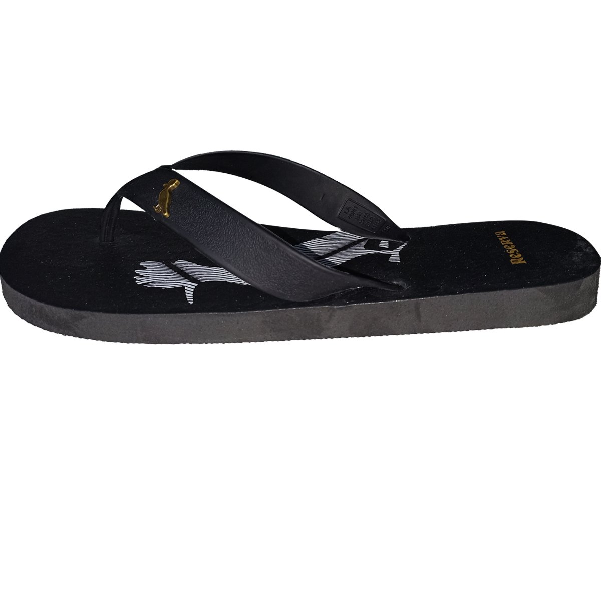 Chinelo Reserva Pica Pau Distortion Lines Original Preto Preto 3