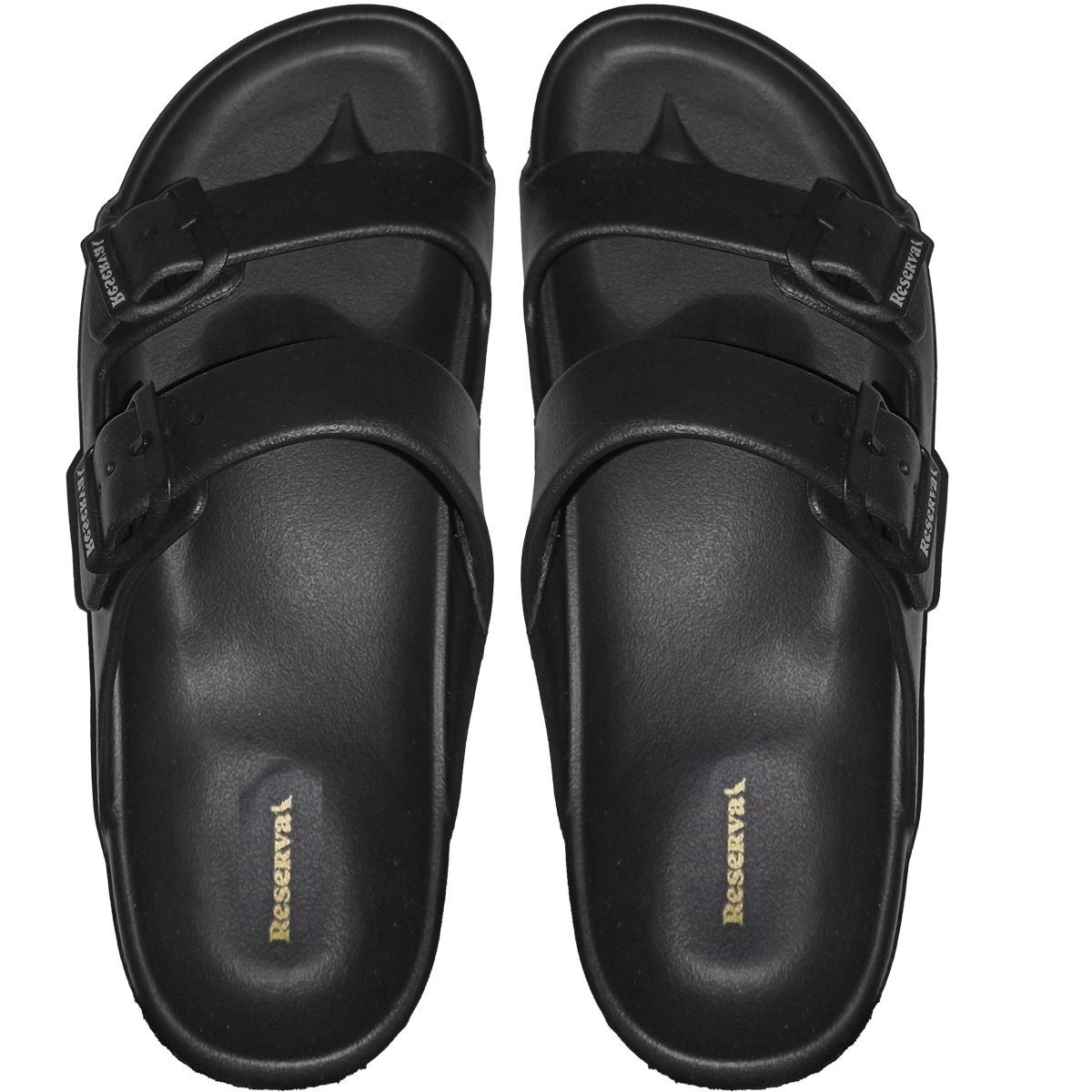 Chinelo Reserva Arpoador Franciscana Slide Preto Preto 2