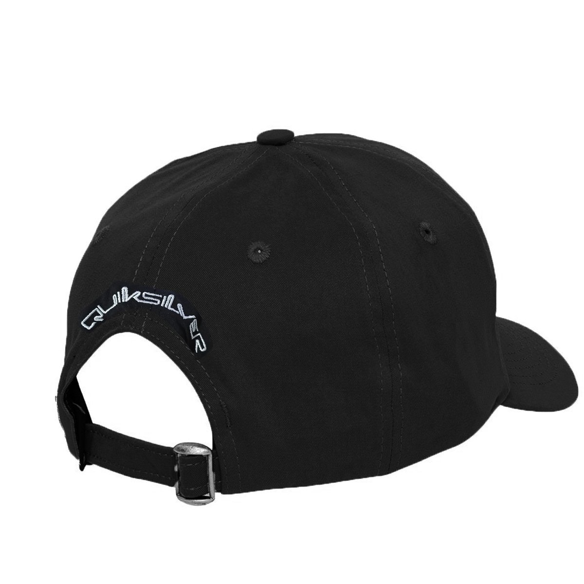 Boné Quiksilver Embroidery Preto Logo Branco Preto 4