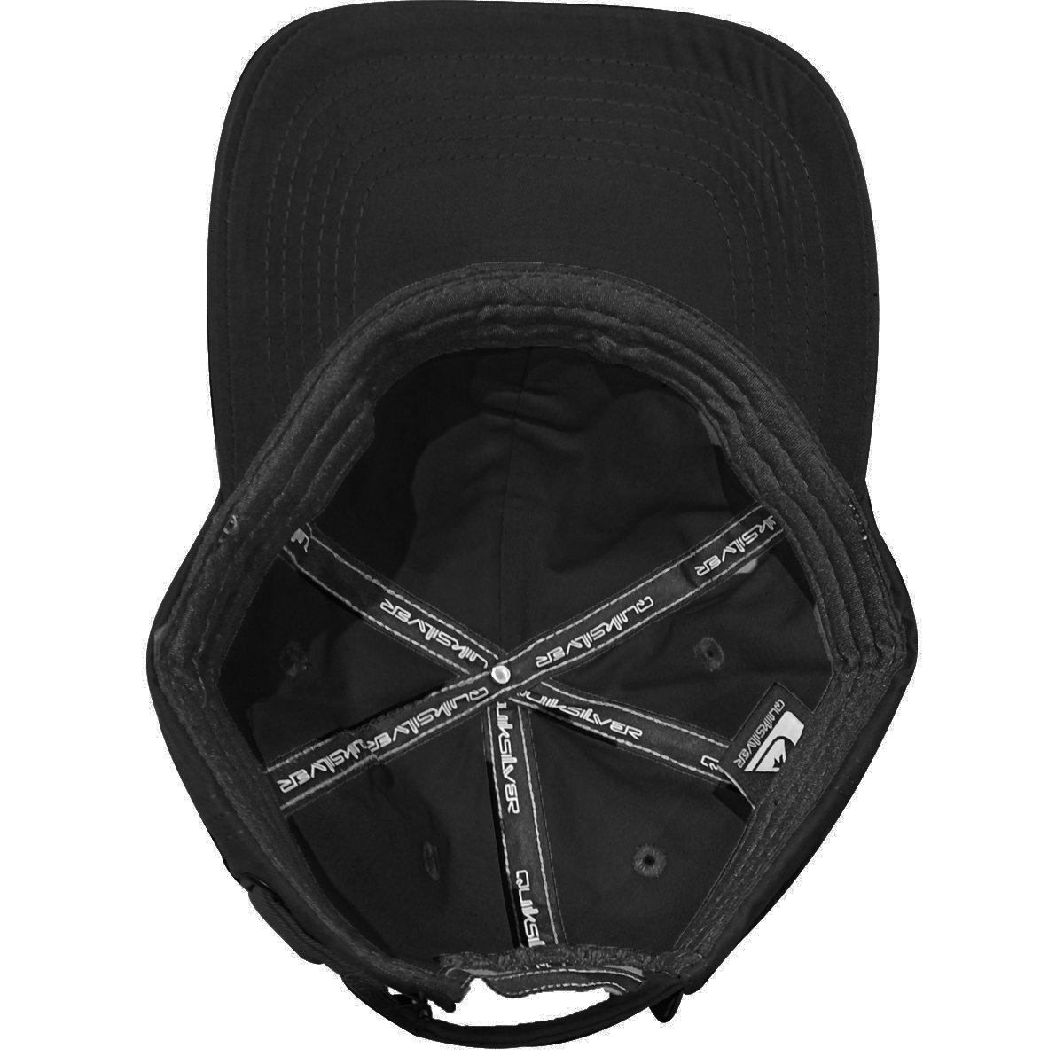 Boné Quiksilver Embroidery Preto Logo Branco Preto 5