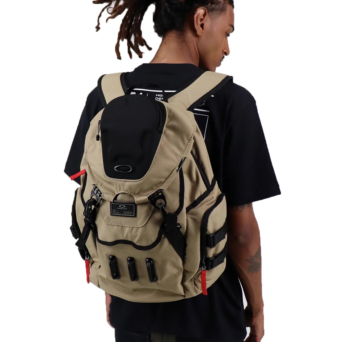 Mochila Oakley Bathroom Sink Khaki Bege 5