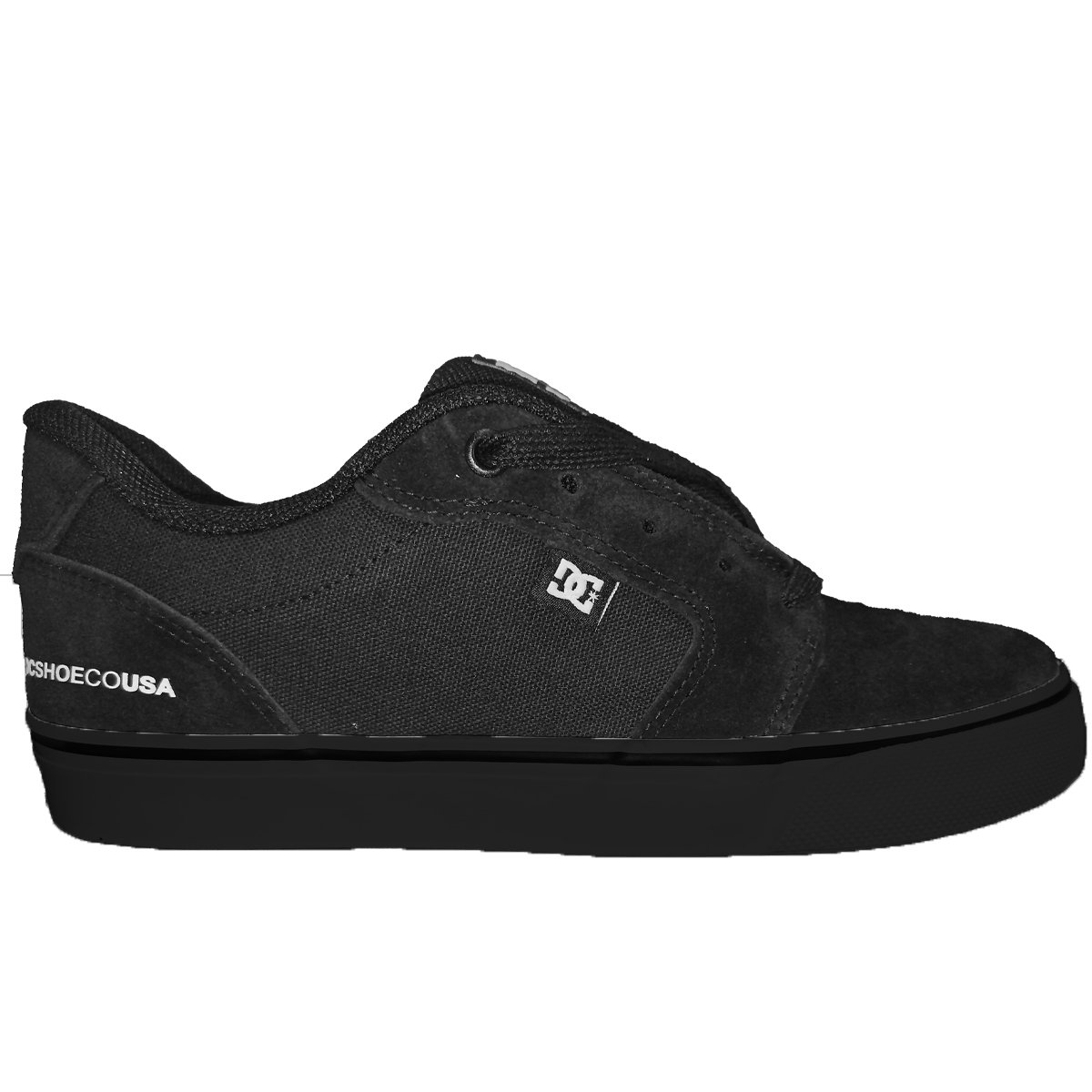 Ténis DC Shoes Anvil Blast Black Black – Resistência, Estilo Skateboard e Durabilidade Preto 3