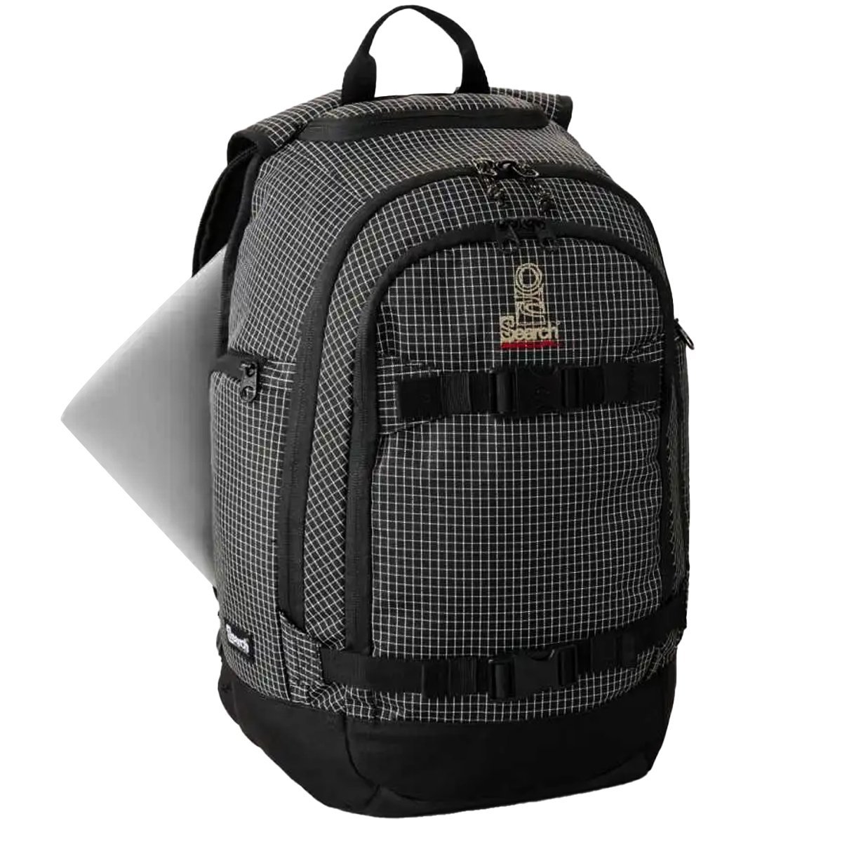 Mochila Rip Curl Posse SK8 33L Ripstop Black - Original e Resistente Preto 4