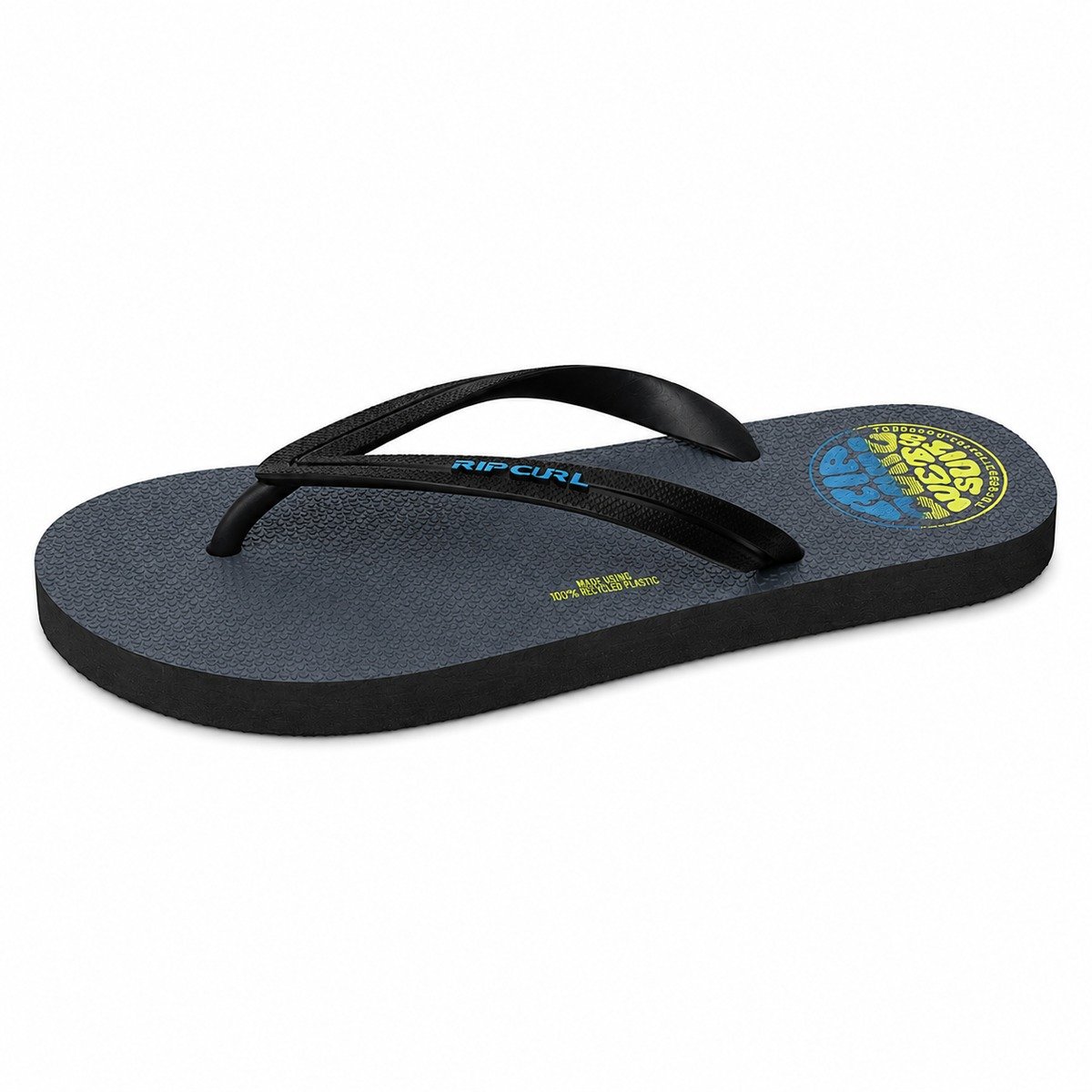Chinelo Rip Curl Icons of Surf Charcoal - Conforto com a Alma do Surf Cinza 3