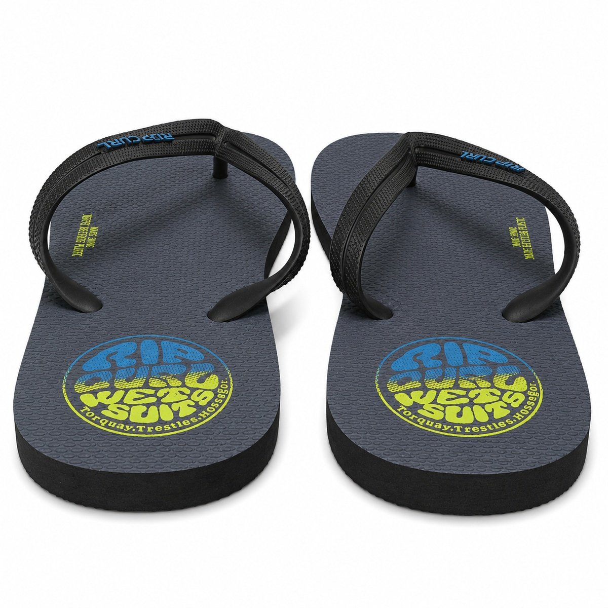 Chinelo Rip Curl Icons of Surf Charcoal - Conforto com a Alma do Surf Cinza 4